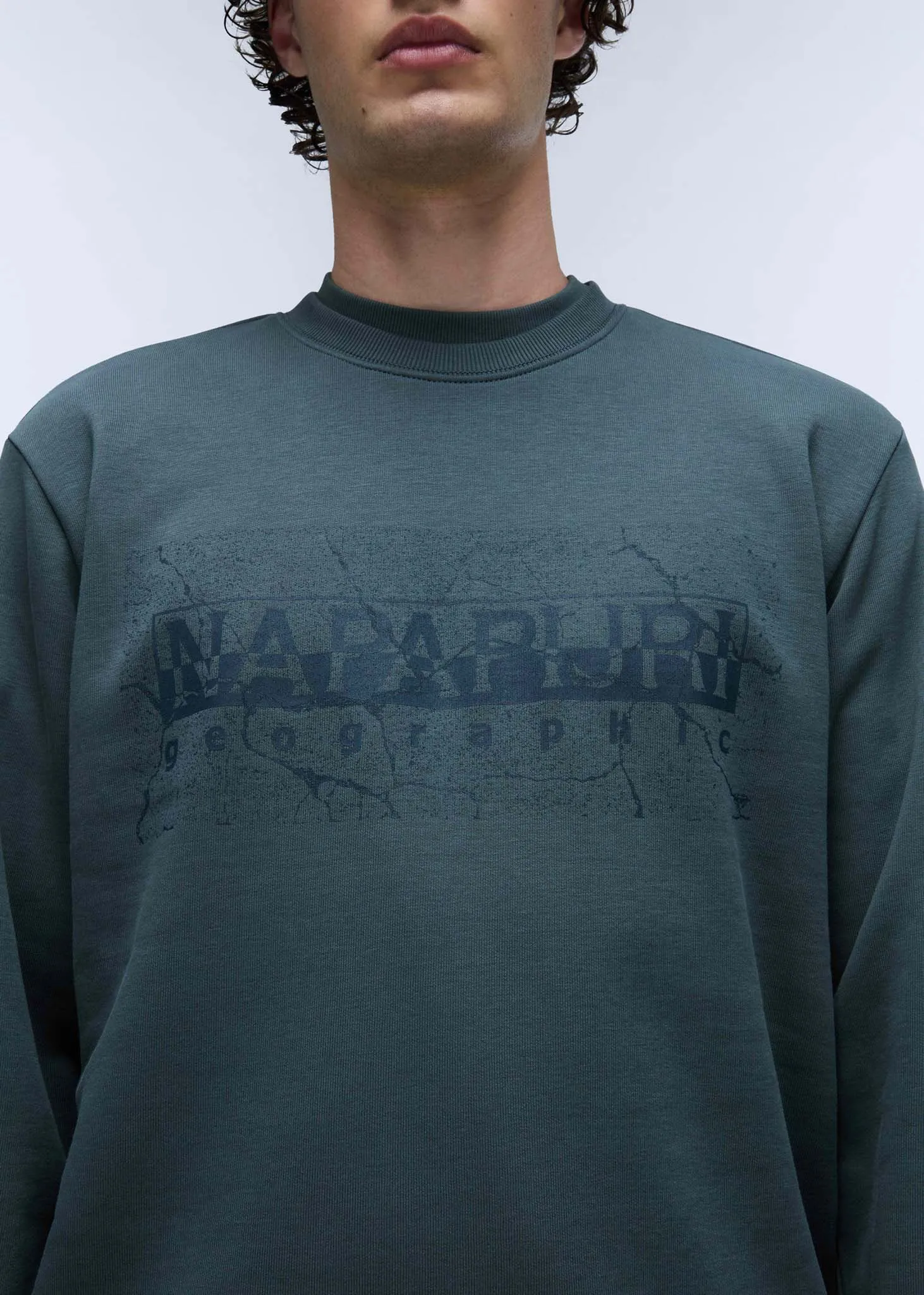 Albula crewneck sweater  - green urban
