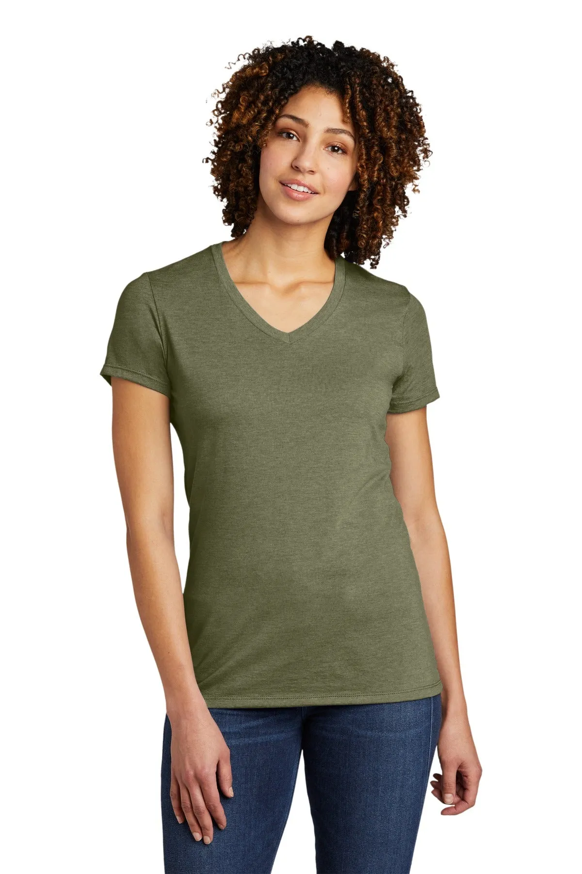 Allmade Women's Tri-Blend V-Neck Tee