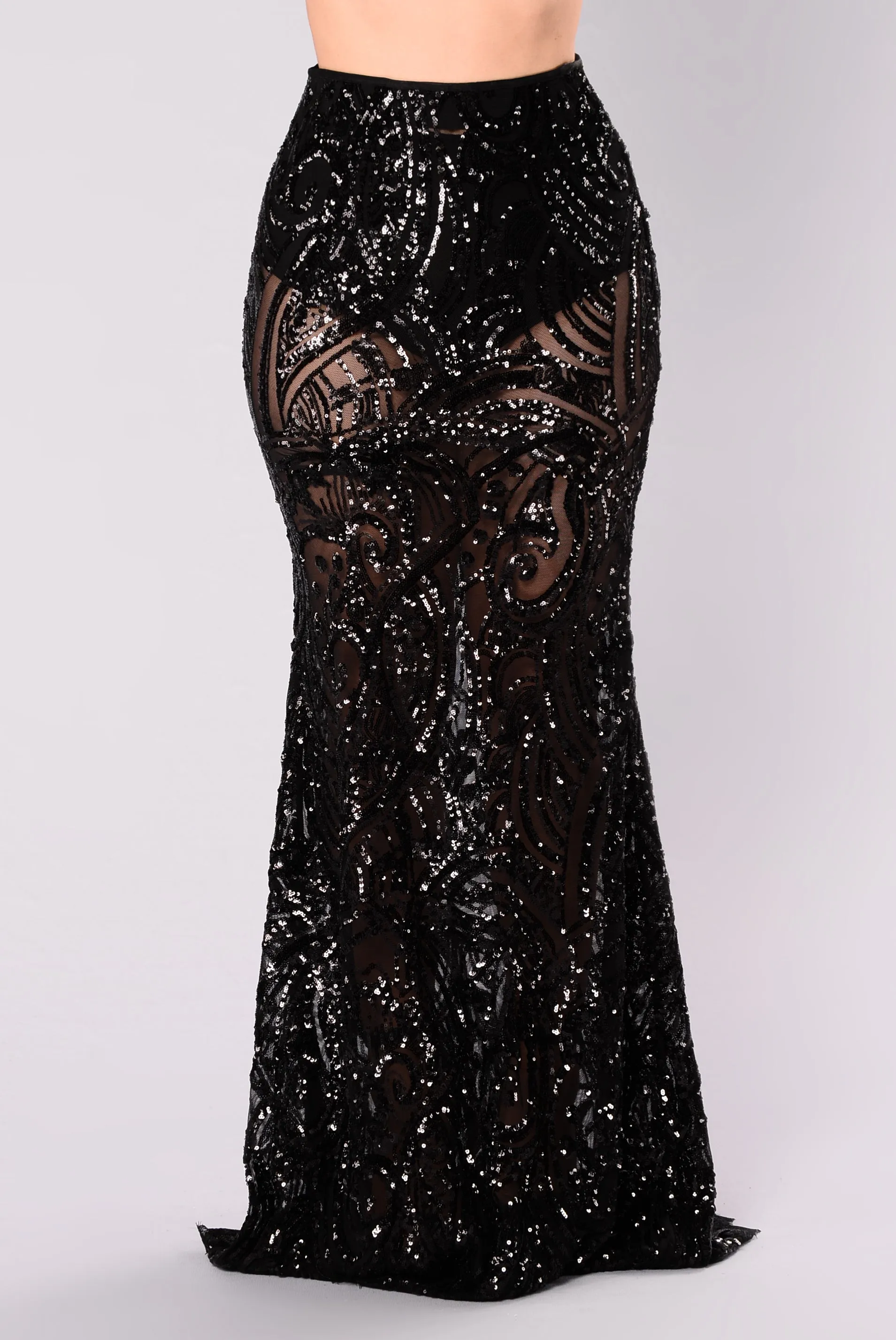 Annemarie Sequin Set - Black