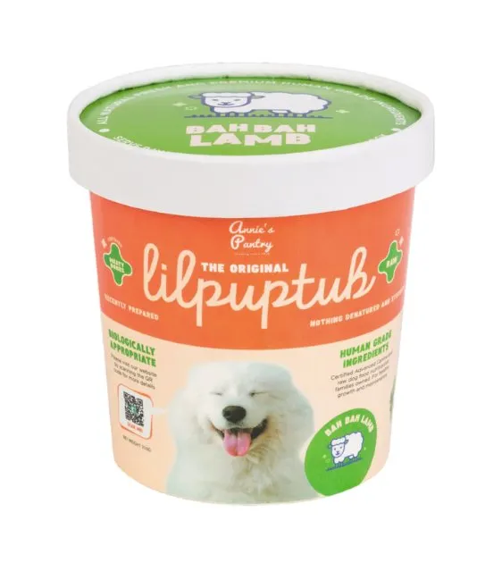 Annie's Pantry LilPupTubs Raw Dog Food (Bah Bah Lamb)