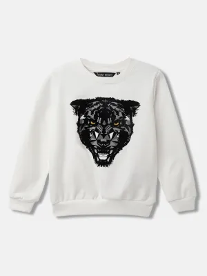 Antony Morato Boys Solid Full Sleeves Round Neck Sweatshirt