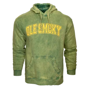 ARCH TEXT HOODIE - COBBLESTONE MOSS