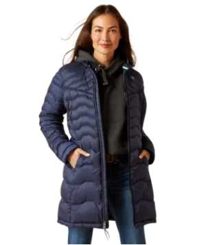 Ariat® Women's Navy Ideal Zip Front Genuine Down Coat