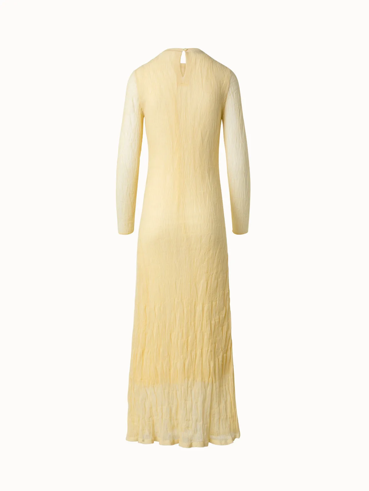 Asagao Knit Midi Dress in Fine Gauge Stretch Cotton
