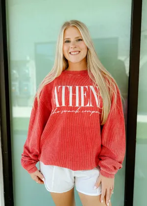 Athens Swank Corded Sweatshirt