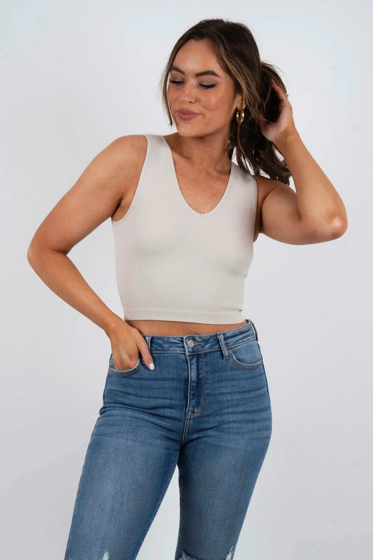 Avery Tank (Misty Grey)