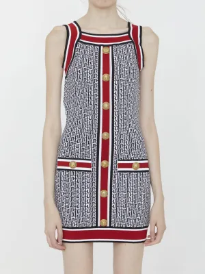 Balmain Monogram Knit Dress