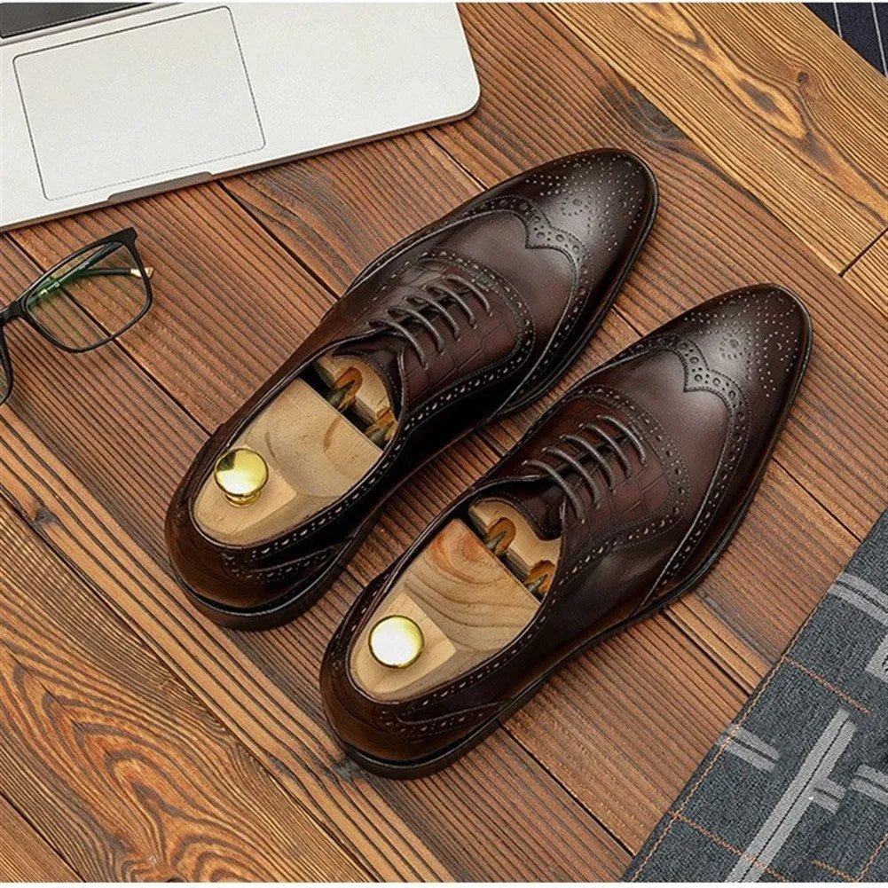 Business Low Top Full Brogue Oxford for Men