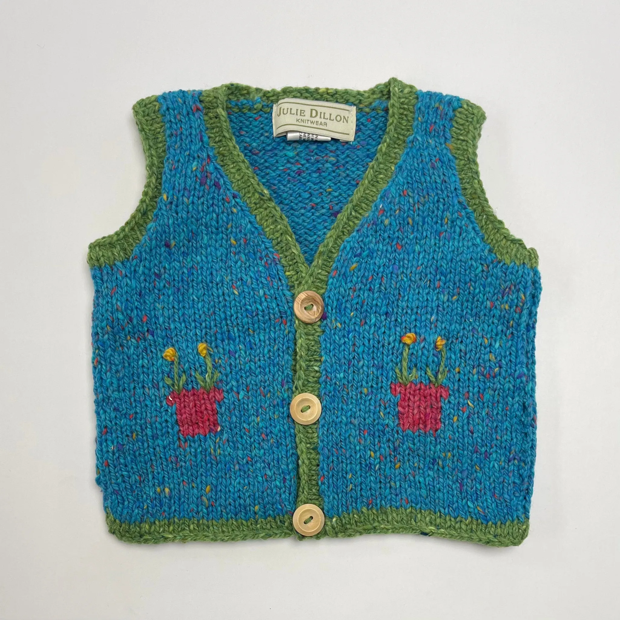 Child's knitted waistcoat - 11
