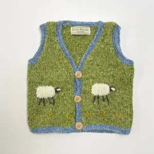 Child's knitted waistcoat - 12