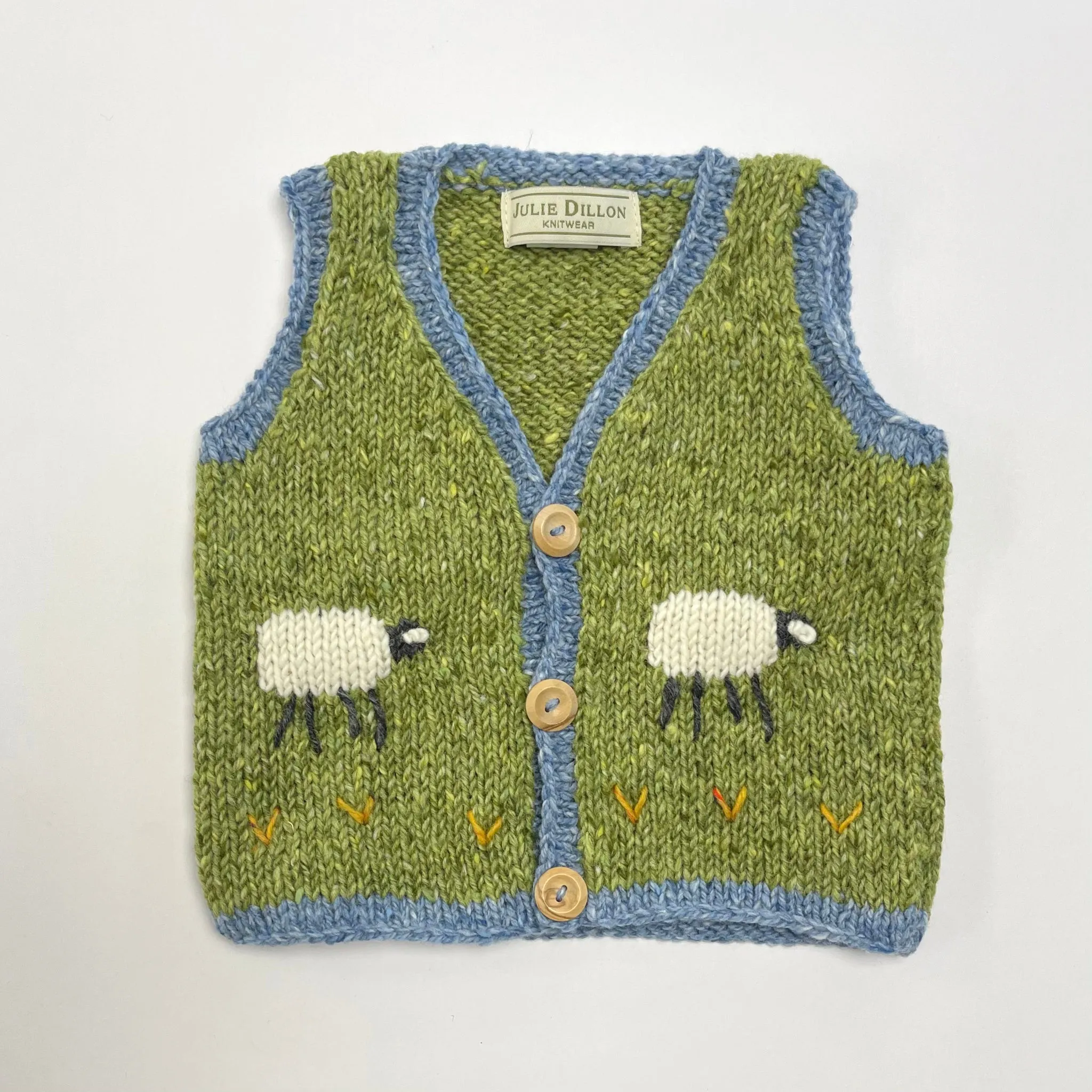 Child's knitted waistcoat - 12