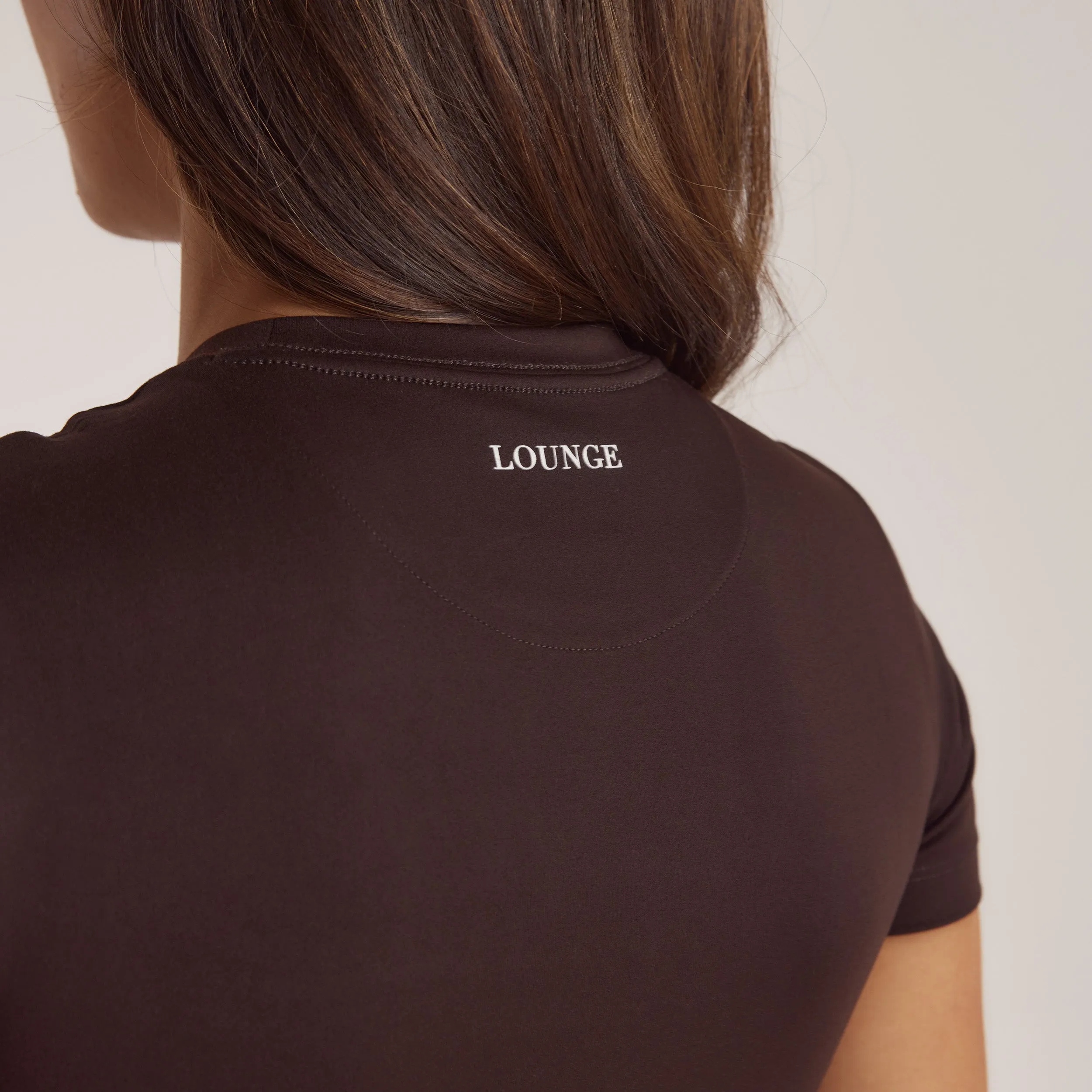 Classic Fitted Top - Coffee Bean