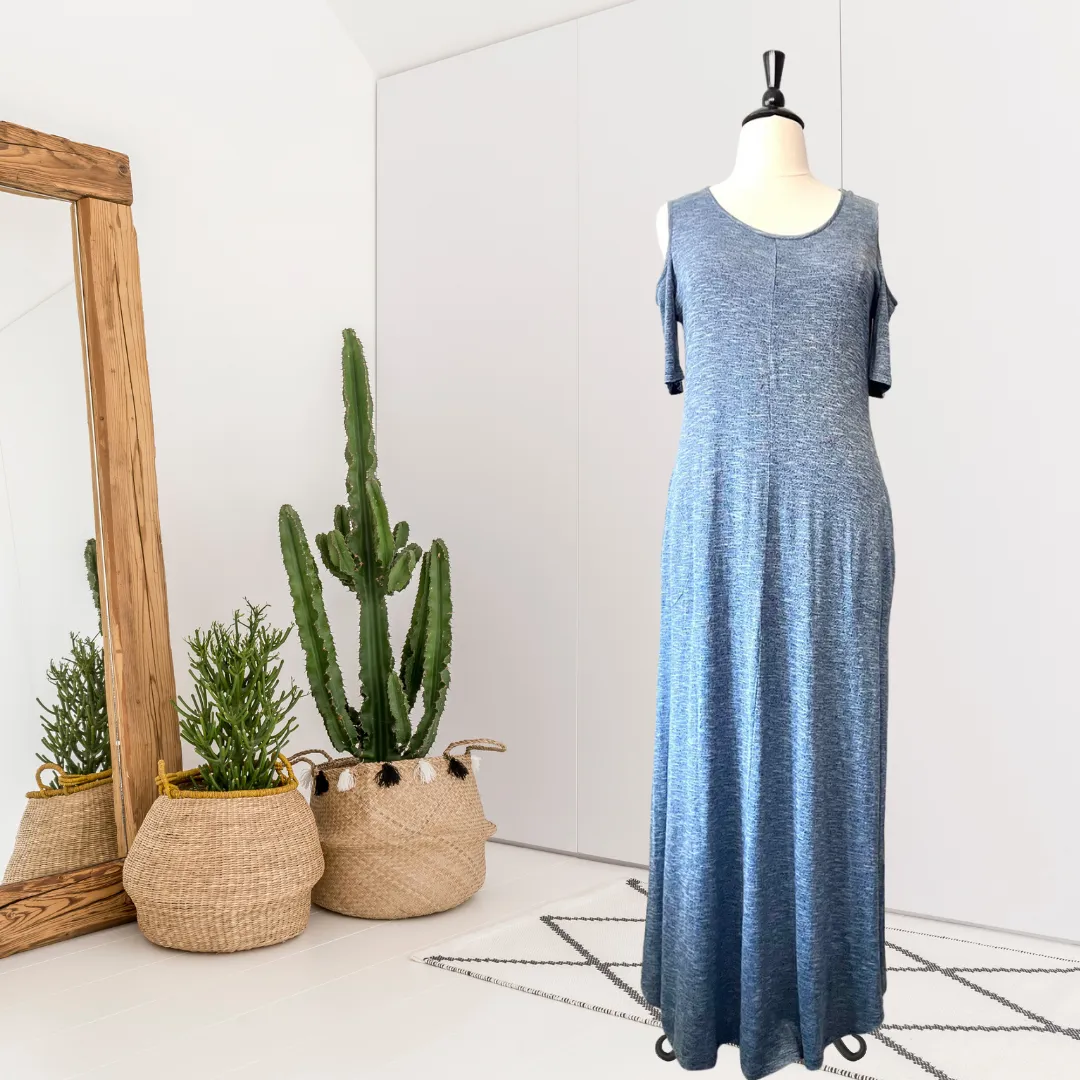 Cold Shoulder Maxi Dress