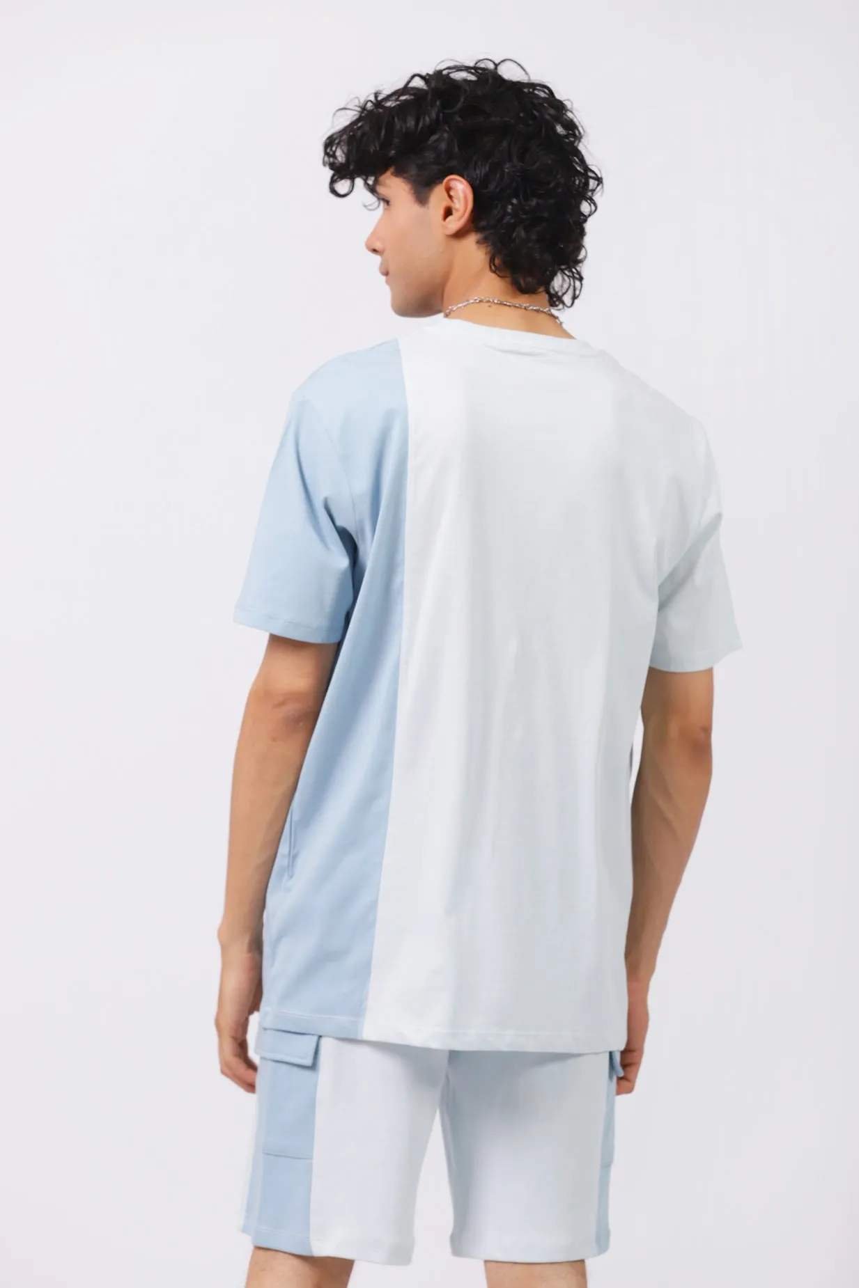 COLOR BLOCKING TEE