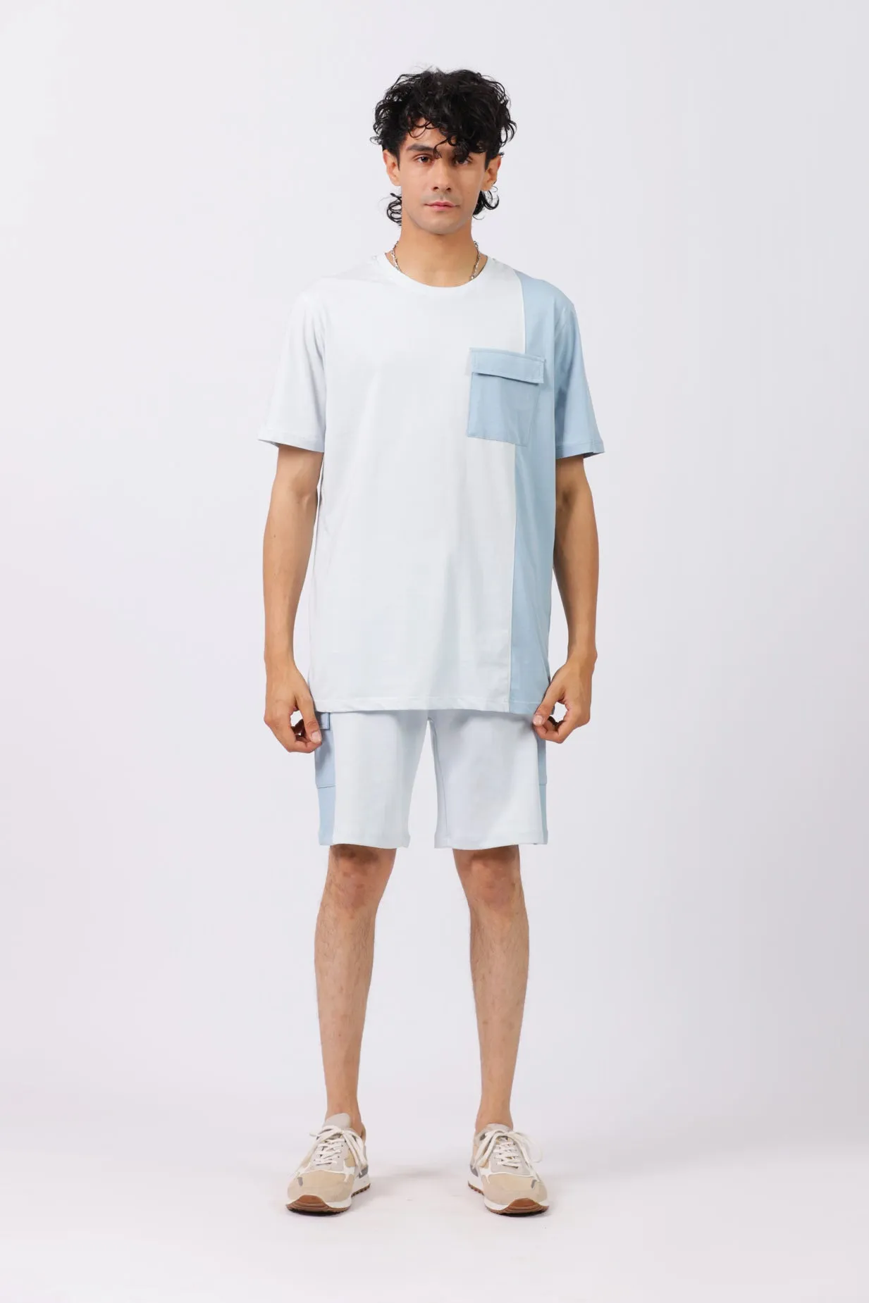 COLOR BLOCKING TEE