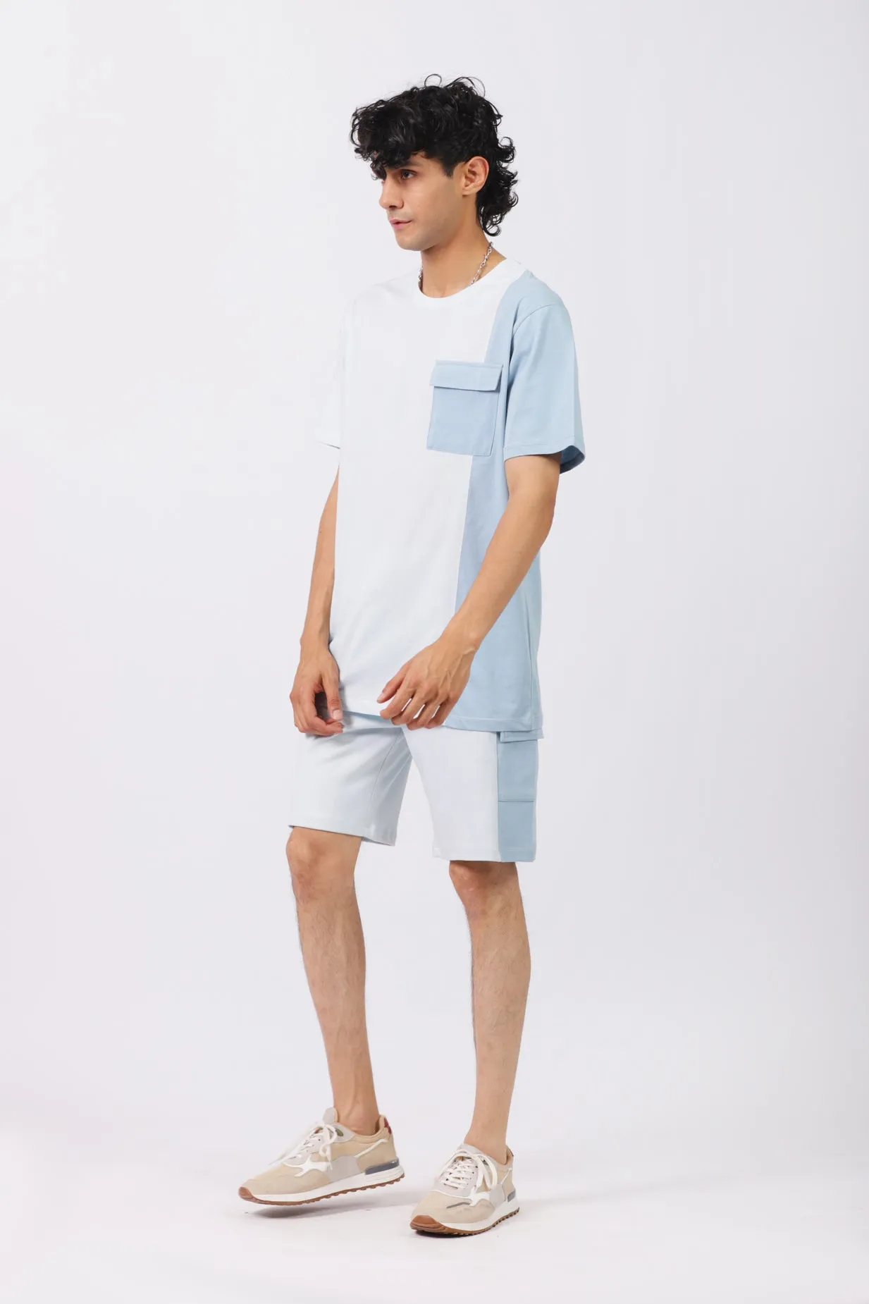 COLOR BLOCKING TEE