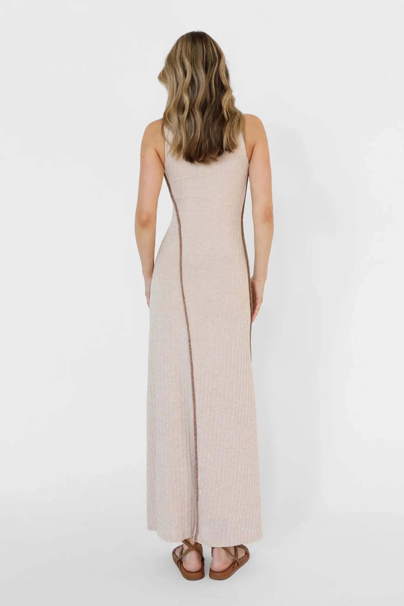 Cynthia Maxi Dress - Stone