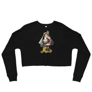 Don't Judge Me Crop Sweatshirt