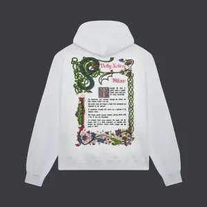 Dragon Scroll Hoodie White
