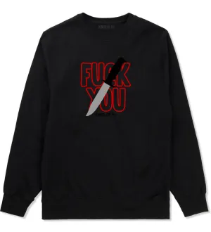 F You Knife Mens Crewneck Sweatshirt
