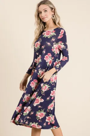 Floral Midi Dress