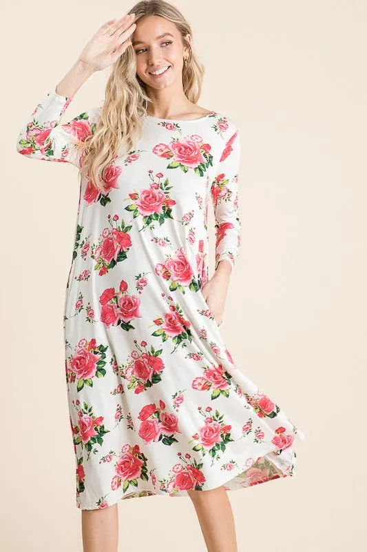 Floral Midi Dress