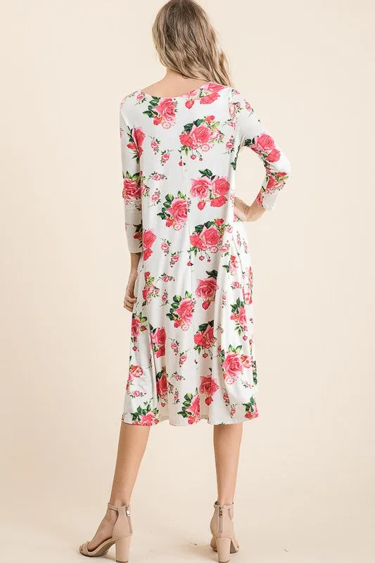 Floral Midi Dress
