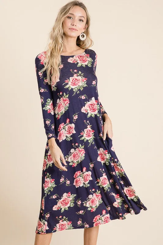 Floral Midi Dress