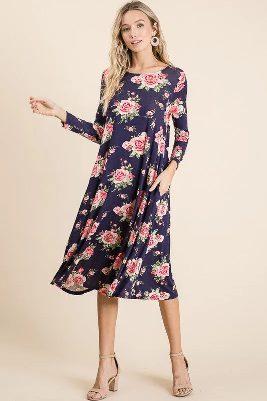 Floral Midi Dress