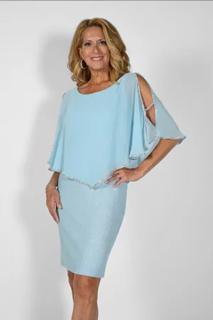 Frank Lyman Dress 232103 Aqua