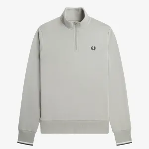 Fred Perry Half Zip Sweatshirt - Limestone