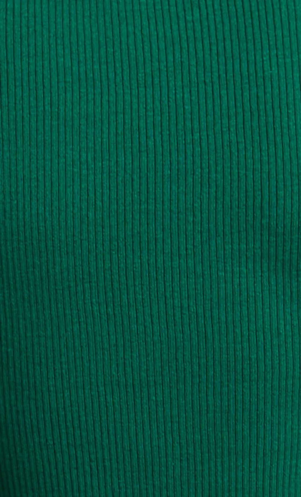 FREYA KNIT V MAXI DRESS - BOTTLE GREEN