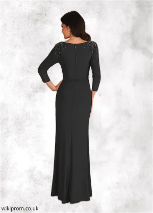 Gabriella Mermaid Sequins Luxe Knit Floor-Length Dress SWKP0019948