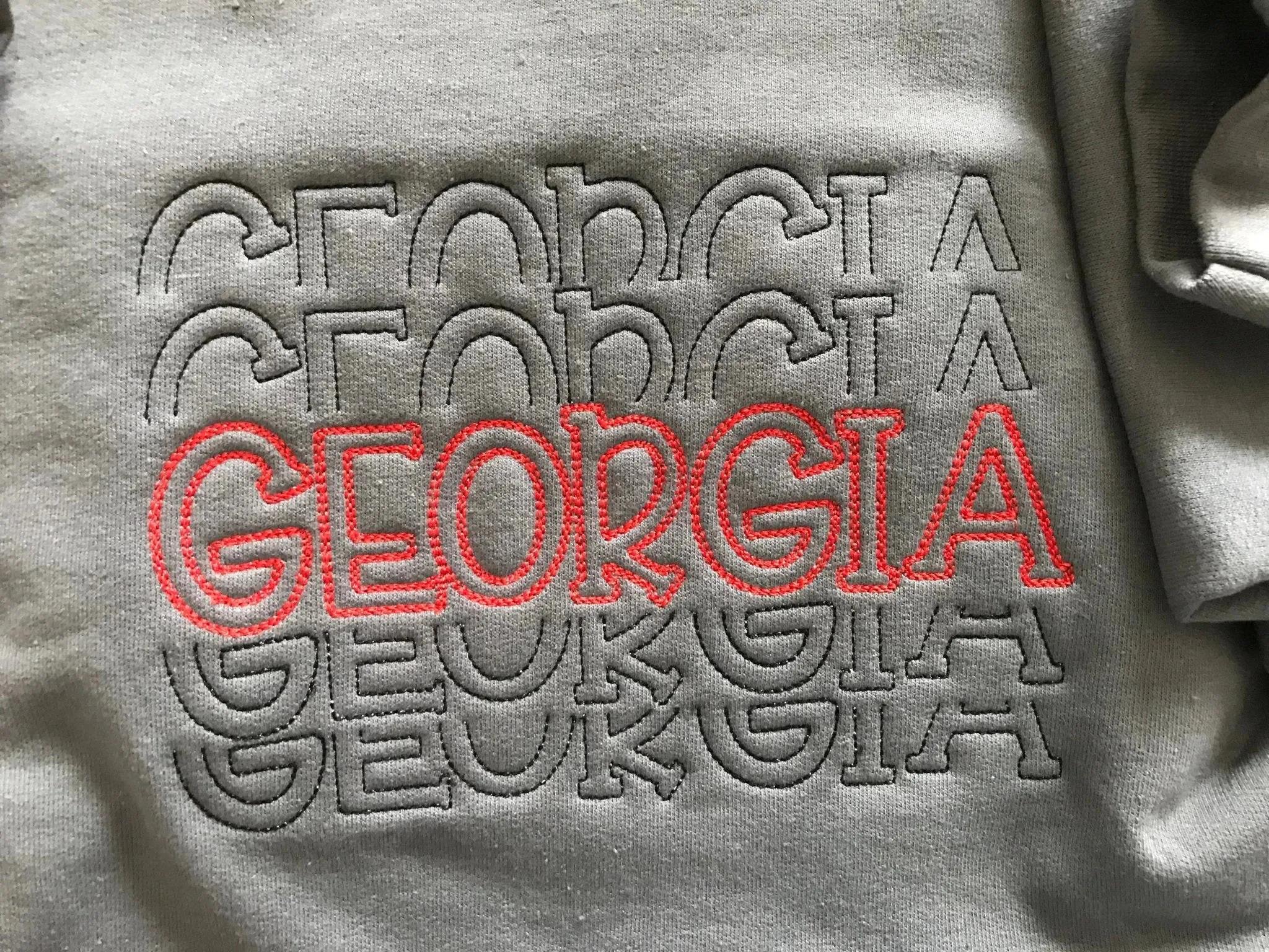 Georgia Game Day Adult Unisex Sweatshirt