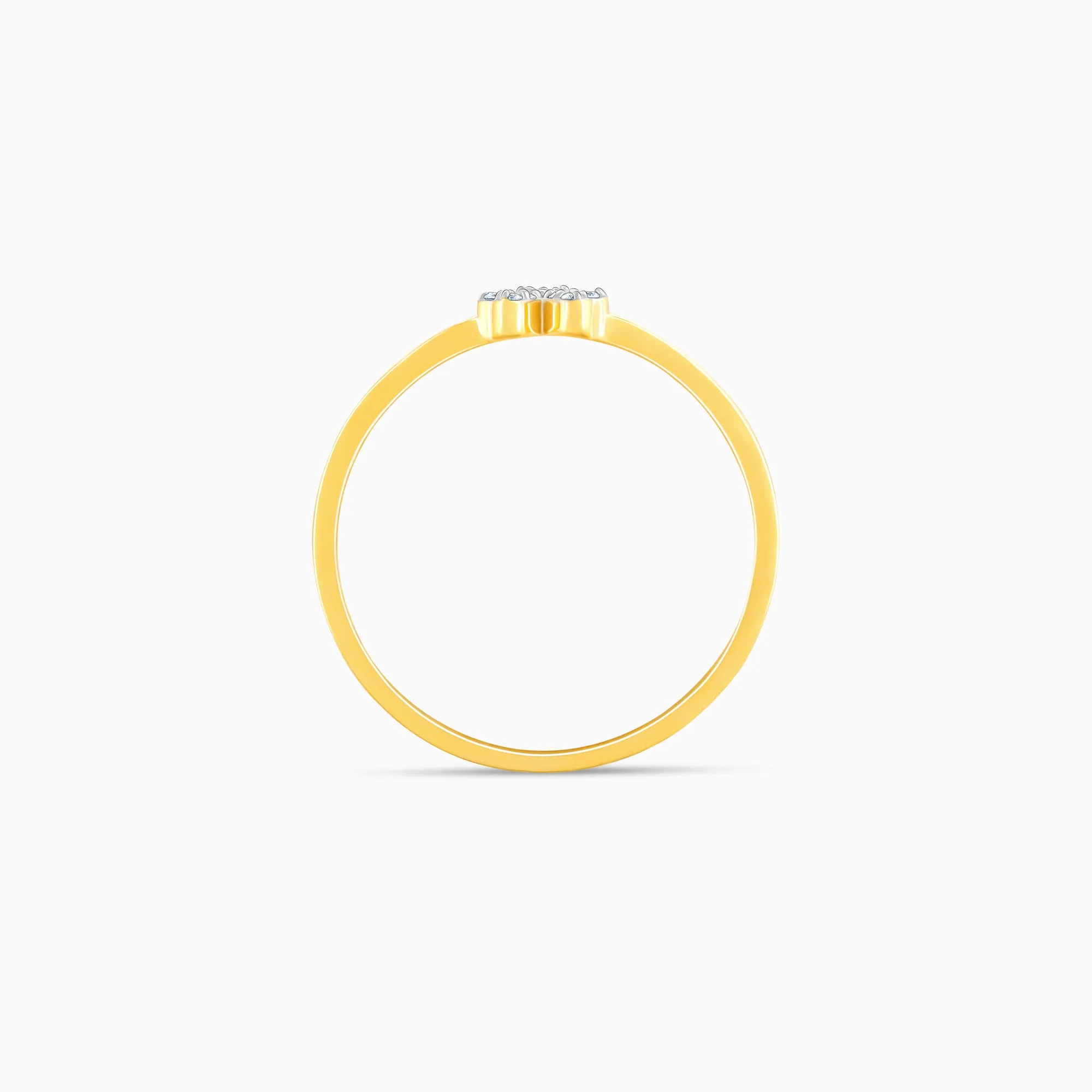 Gold Bloom Diamond Ring
