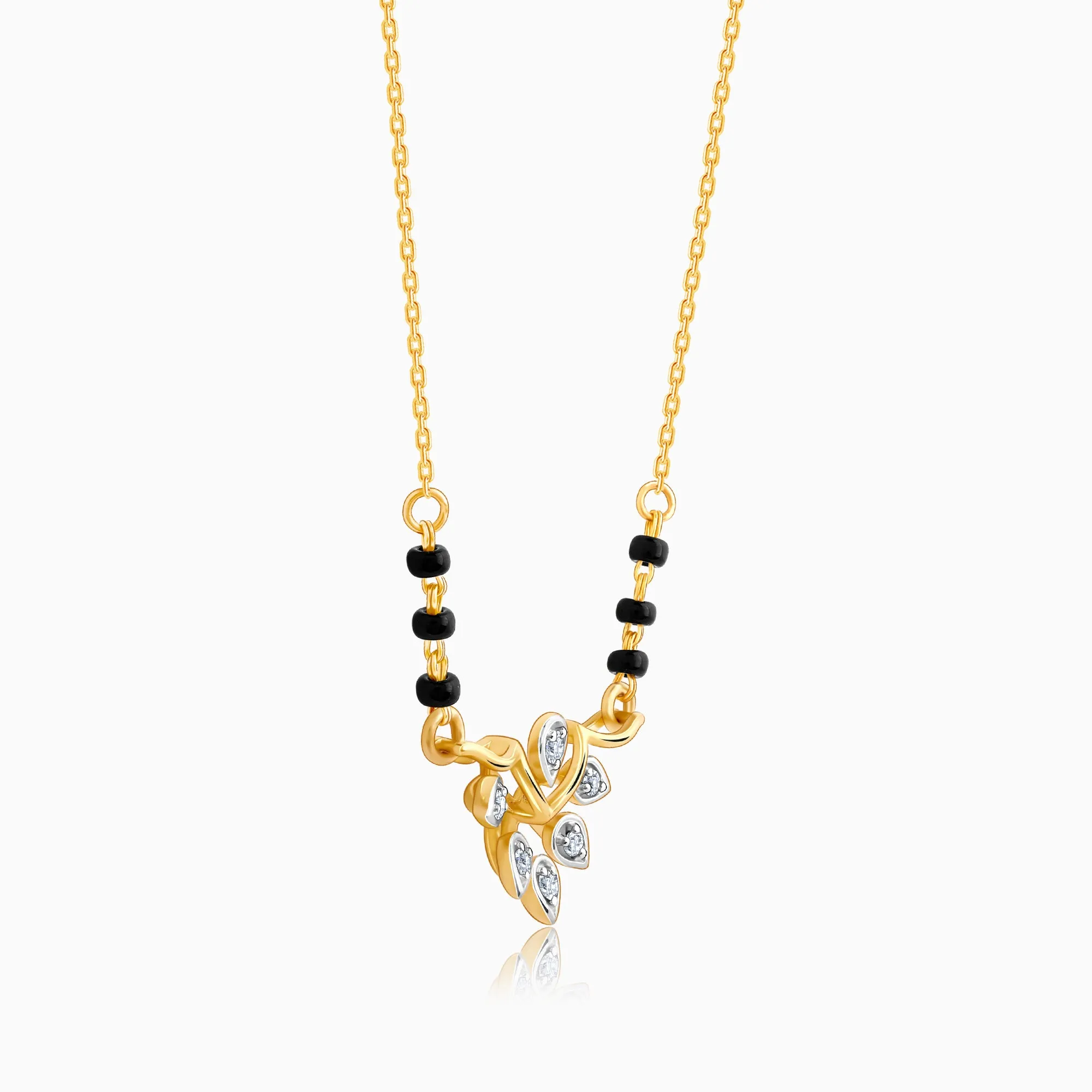 Gold Mellow Diamond Mangalsutra