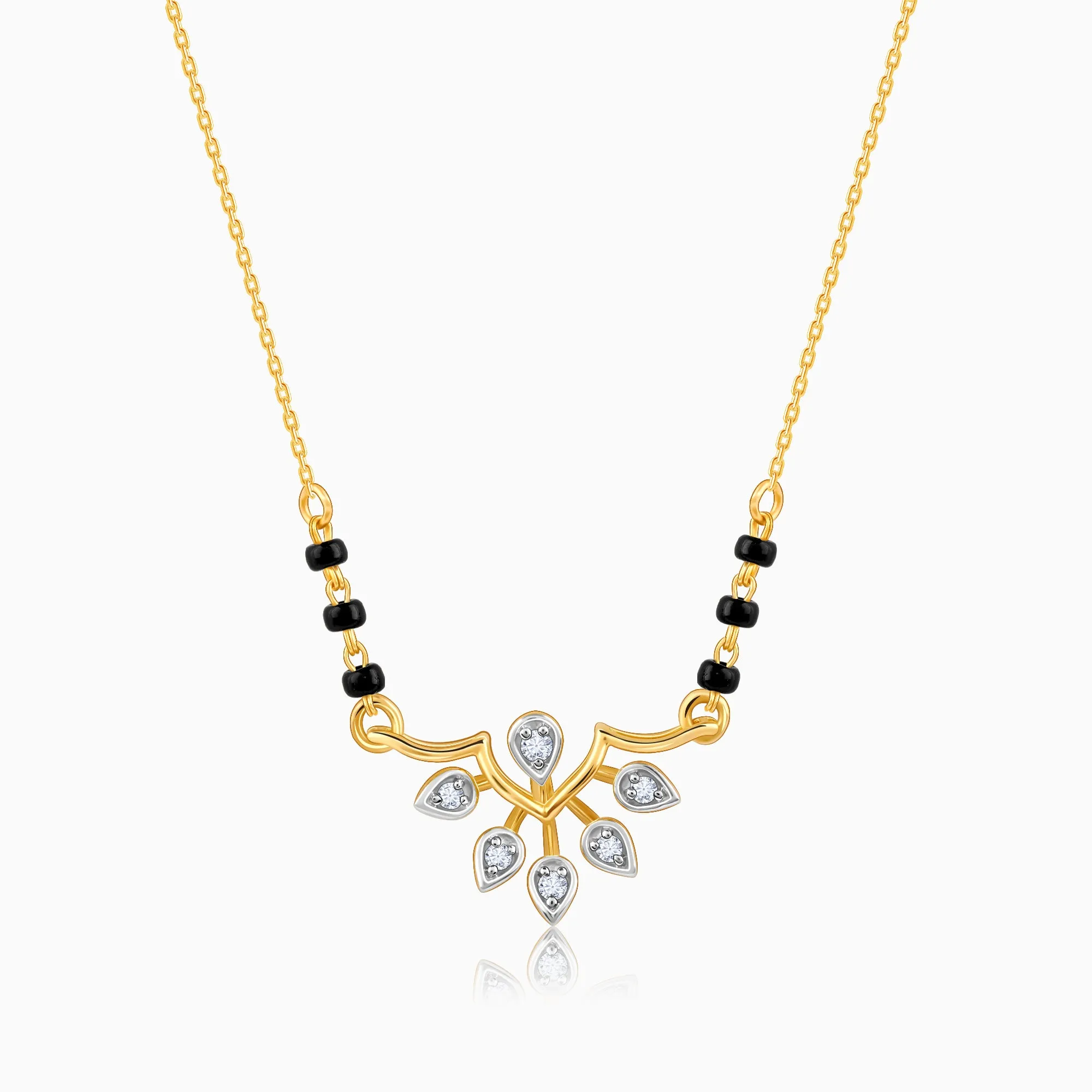 Gold Mellow Diamond Mangalsutra