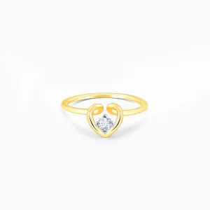 Gold Symphony Of Love Diamond Ring