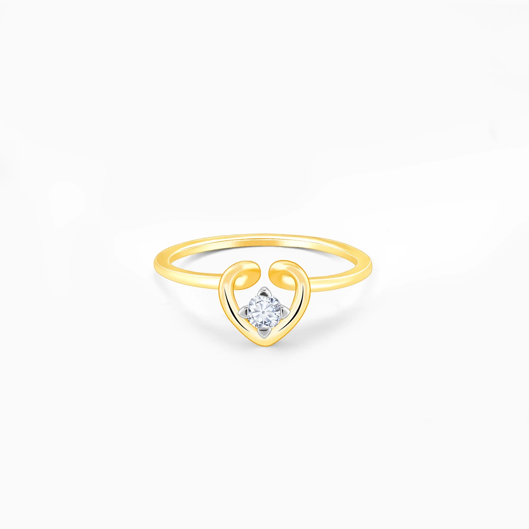 Gold Symphony Of Love Diamond Ring