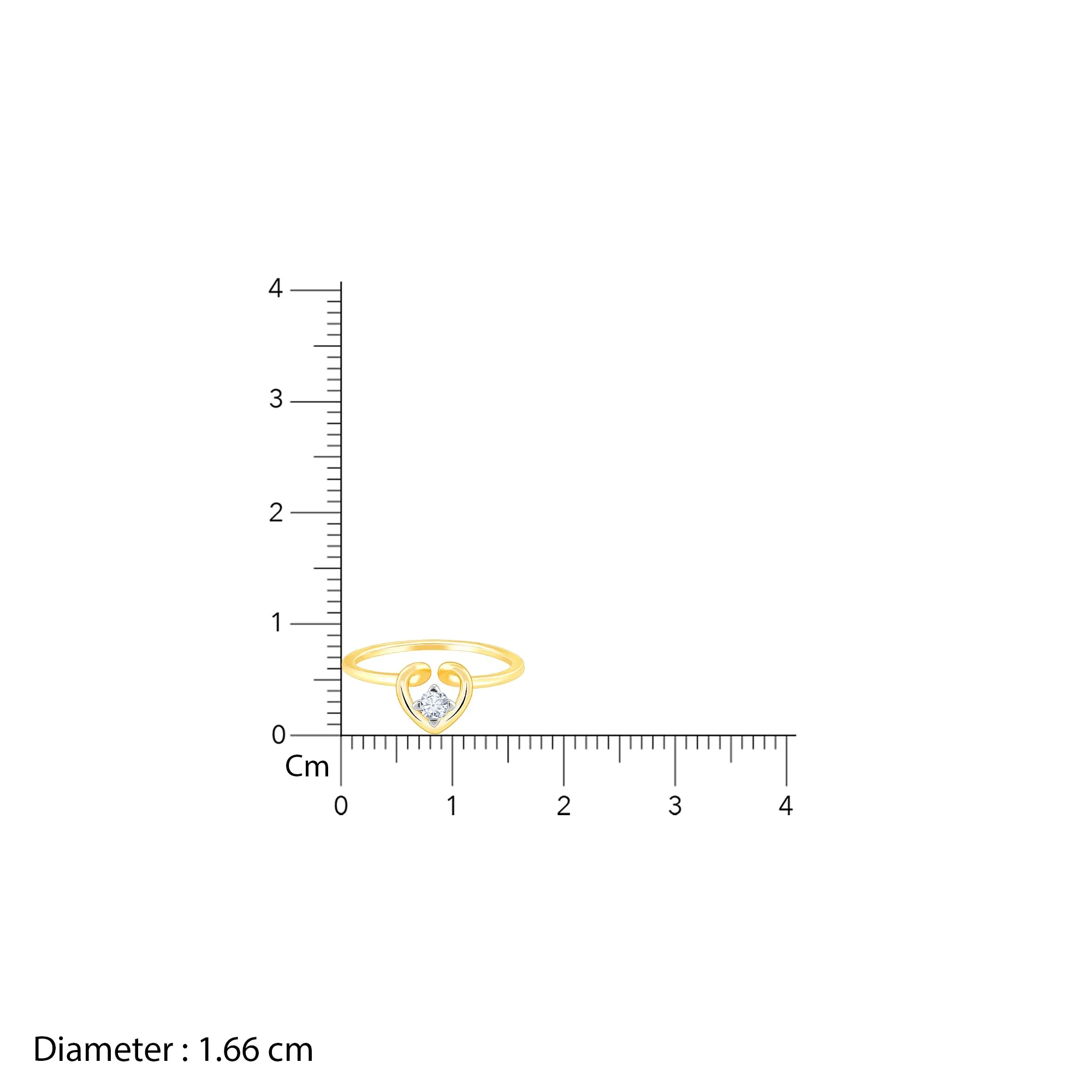 Gold Symphony Of Love Diamond Ring