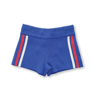 Grown Milano Stripe Shorts - Pacific