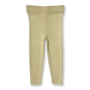 Grown - Organic Ribbed Essential Leggings - Pistachio
