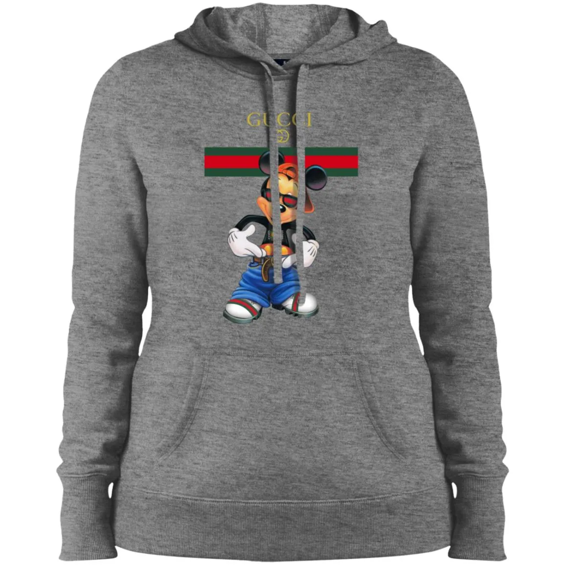 Gucci Logo Mickey Gift Trending T-shirt Women Hooded Sweatshirt