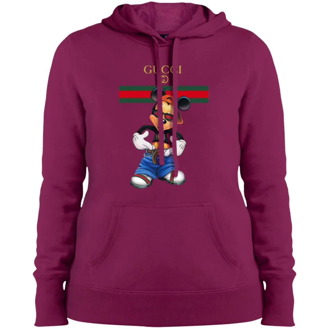Gucci Logo Mickey Gift Trending T-shirt Women Hooded Sweatshirt