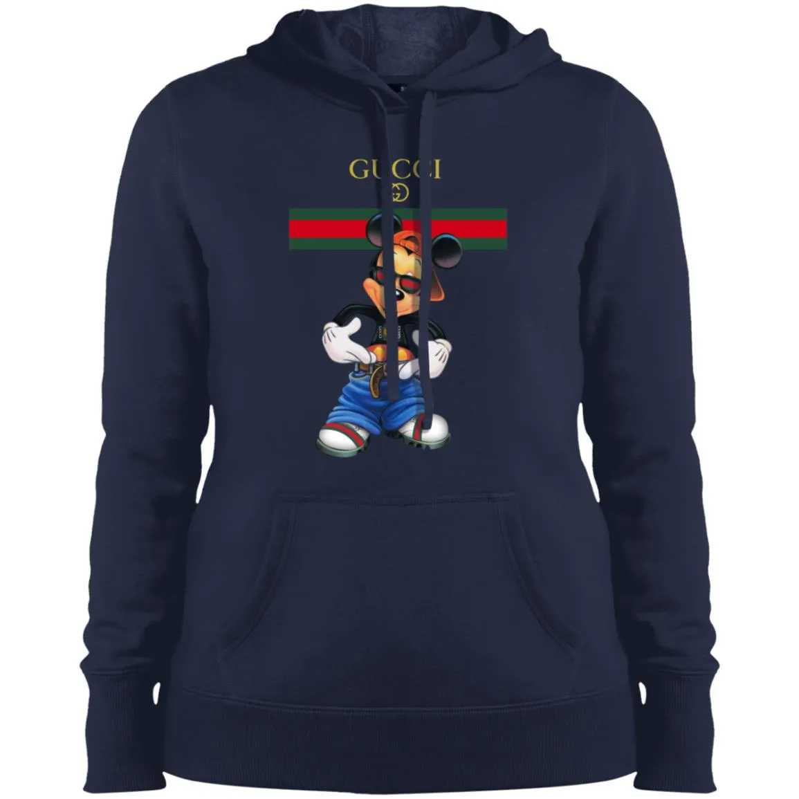 Gucci Logo Mickey Gift Trending T-shirt Women Hooded Sweatshirt