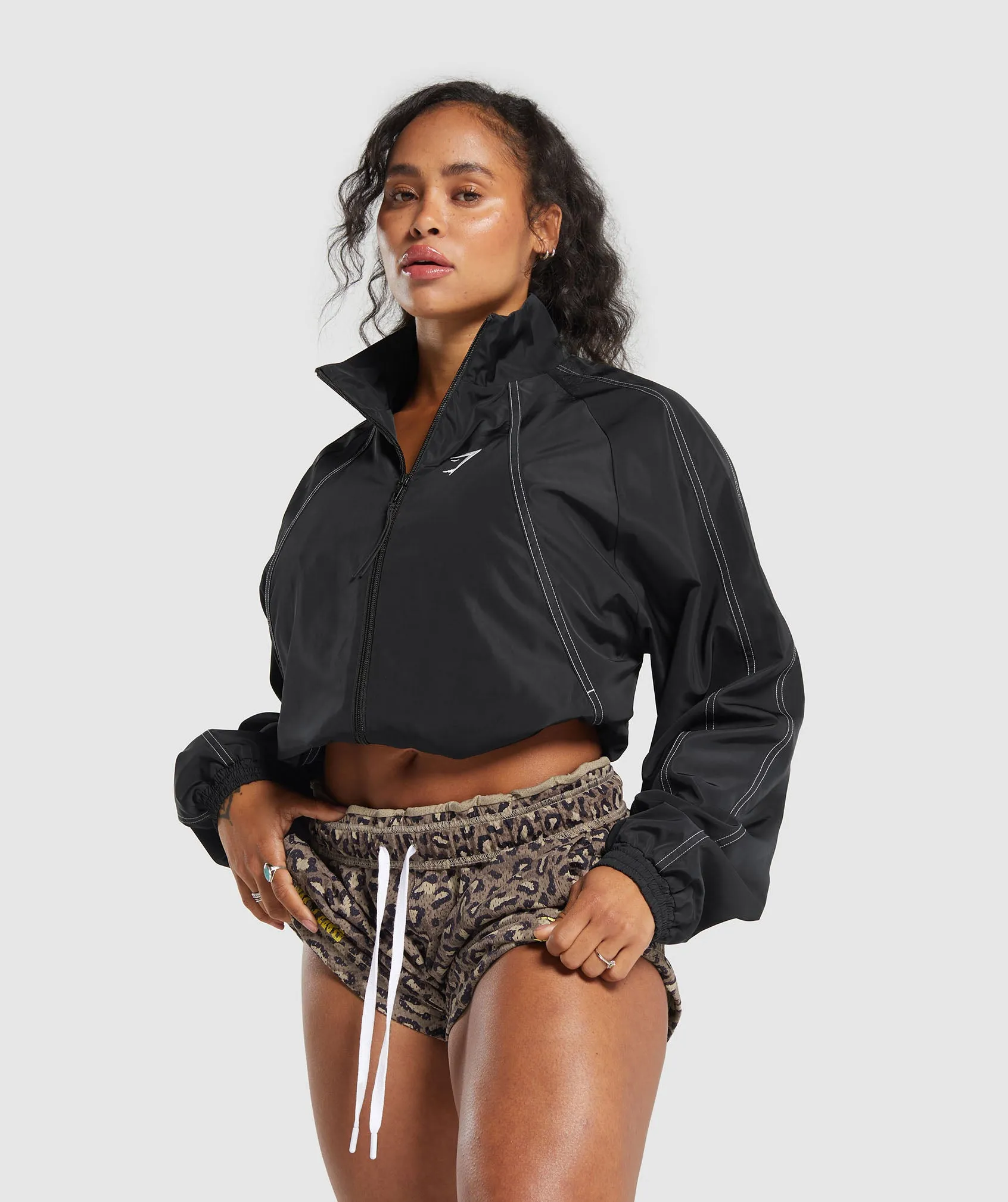 Gymshark Track Top - Black