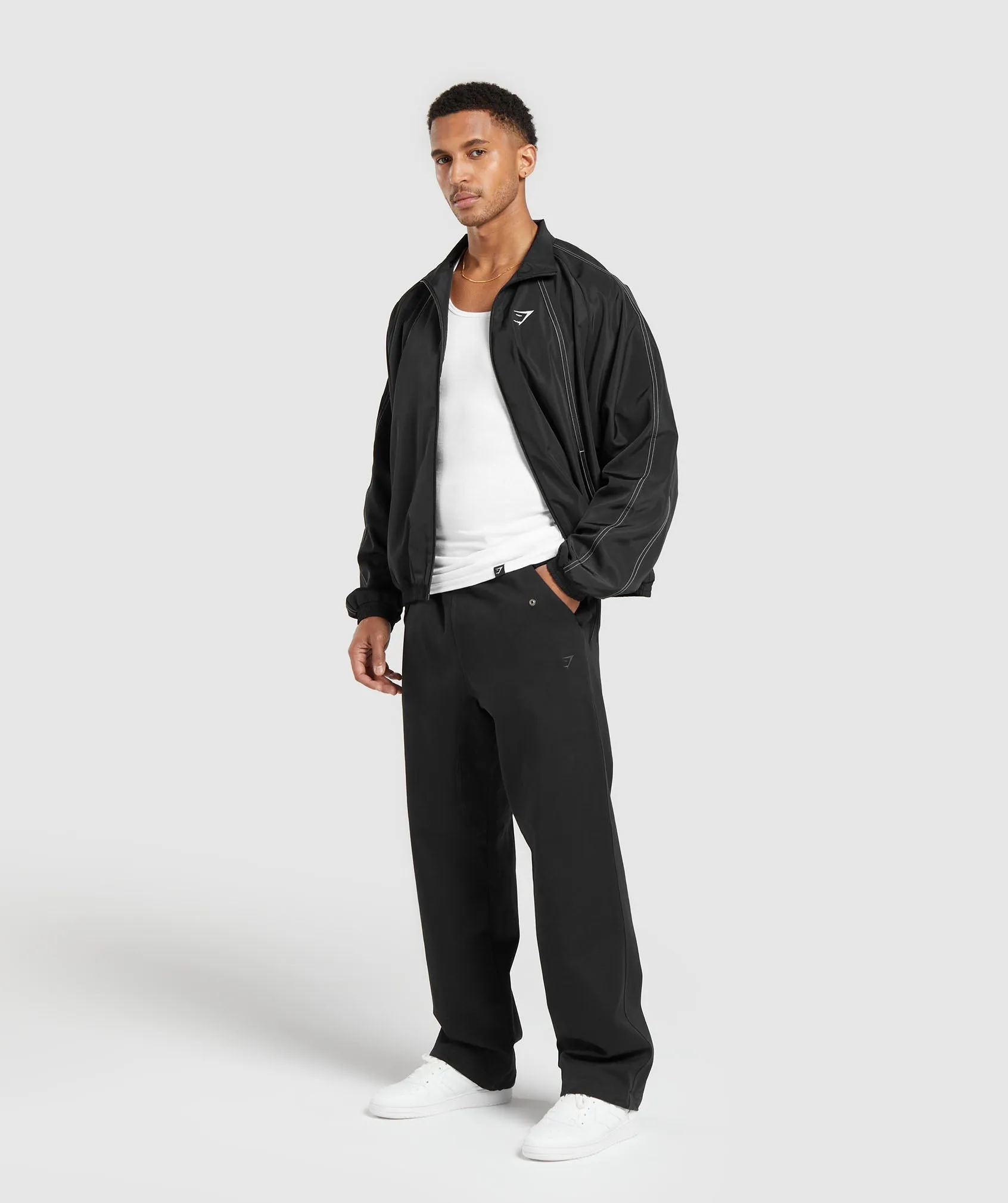 Gymshark Track Top - Black