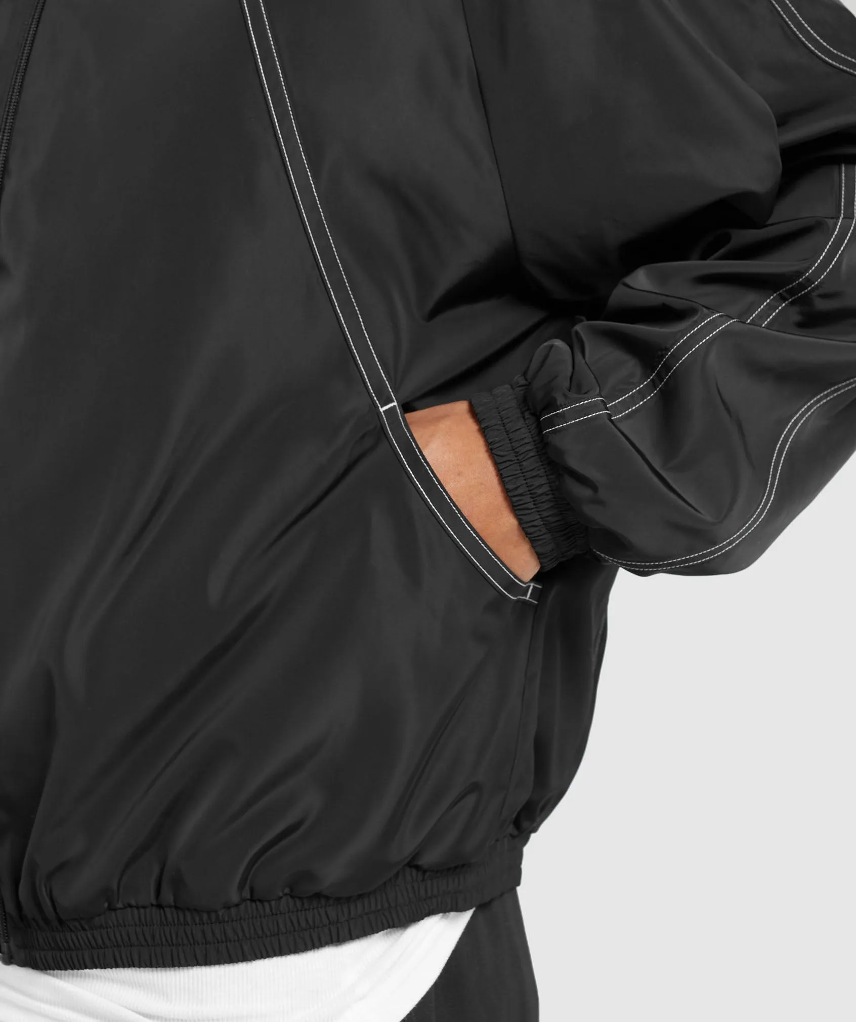 Gymshark Track Top - Black