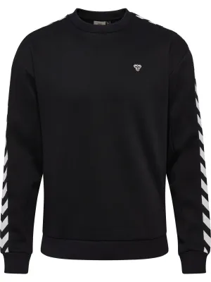 Hummel Unisex hmlARCHIVE Loose Fit Sweatshirt Black | Buy Hummel Unisex hmlARCHIVE Loose Fit Sweatshirt Black here | Outnorth
