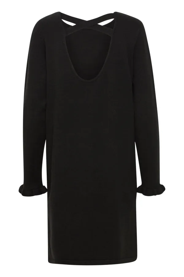 Ichi Womens Virelle Dress Black